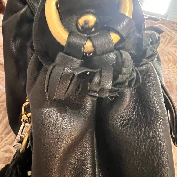 Juicy Couture Black and Gold Hobo Bag with Soft Leather - Picture 6 of 15